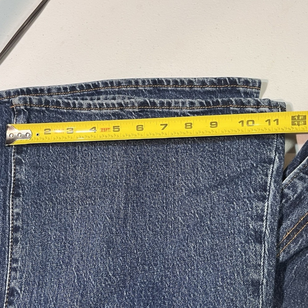 NWT Women's LEVI'S PREMIUM Jeans Size 25 X 32 RIBCAGE BELL Large Flare - Picture 3 of 14